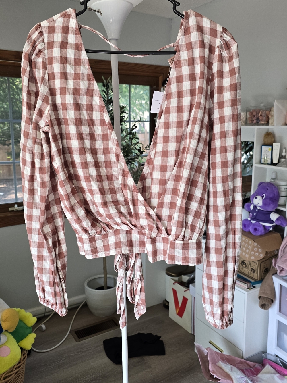 Willow Root Gingham Top